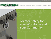 Tablet Screenshot of innovative-switchgear.com